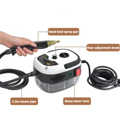 The Blissful Bath Autopflege|Autozubehör-Tragbarer Hochdruck-Dampfreiniger - Elektrische Reinigungsmaschine