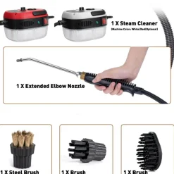 The Blissful Bath Autopflege|Autozubehör-Tragbarer Hochdruck-Dampfreiniger - Elektrische Reinigungsmaschine