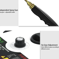 The Blissful Bath Autopflege|Autozubehör-Tragbarer Hochdruck-Dampfreiniger - Elektrische Reinigungsmaschine