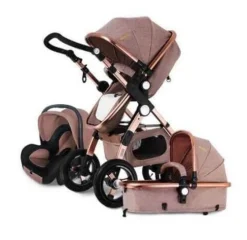 Kinder The Decor Haven Kinderwagen & Zubehör-Tragbarer 3-in-1-Kinderwagen – luxuriöser, faltbarer Querwagen