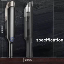 Furendo Autopflege|Autozubehör-Tragbarer kabelloser Autostaubsauger – Wiederaufladbarer Autoreiniger