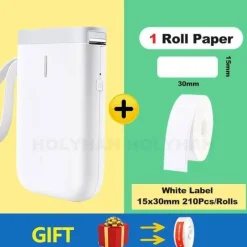 The Decor Haven Küche & Esszimmer|Gadgets Für Zuhause-Tragbarer kabelloser Etikettendrucker – Schnelles Thermodruckgerät