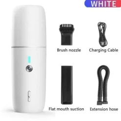 Furendo Autozubehör|Automobilindustrie-Tragbarer kabelloser Mini-Autostaubsauger – Leistungsstarker Handstaubsauger