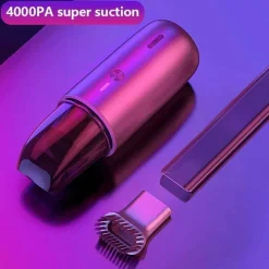 Furendo Autozubehör|Automobilindustrie-Tragbarer kabelloser Mini-Autostaubsauger – Leistungsstarker Handstaubsauger