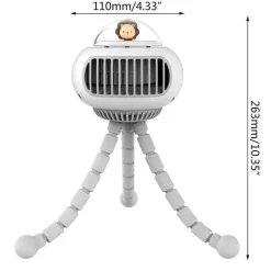 Kinder Nomad Gear Kinderwagen & Zubehör|Camping Im Freien-Tragbarer Kinderwagen-Ventilator – flexibles, süßes Design