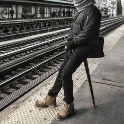 Gear Up u0026 Go Camping-Werkzeuge|Outdoor-Gadgets-Tragbarer, klappbarer Reisehocker – Teleskop-Campingsitz