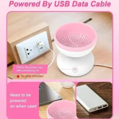 PureGlow Frauenpflege|Körperpflege-Tragbarer Make-up-Pinselreiniger – Einfacher und effizienter Pinselreiniger