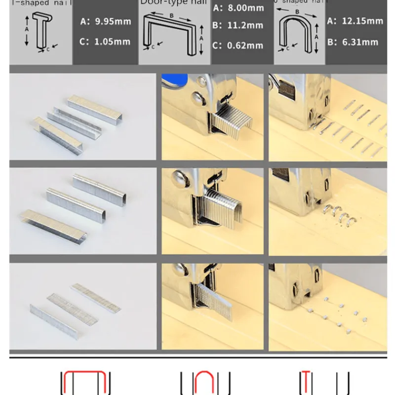 The Decor Haven Camping Im Freien|Outdoor & Garten-Tragbarer manueller Hefter - Büro-Heftwerkzeug