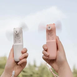 Roam Ready Outdoor-Artikel|Outdoor-Gadgets-Tragbarer Mini-Bärenventilator – süßes und kompaktes Kühlgerät