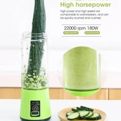 The Culinary Kit Küche & Esszimmer-Tragbarer Mini-Fruchtsaftpresse – Kompakter Mixer für Smoothies und Säfte