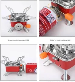 Trail u0026 Beyond Camping-Werkzeuge|Camping Im Freien-Tragbarer Mini-Gaskocher – Leichter Campingkocher