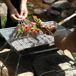 Trail u0026 Beyond Camping-Werkzeuge|Camping Im Freien-Tragbarer Minigrill – Faltbarer Reisegrill