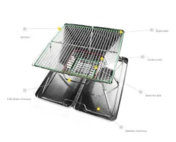 Trail u0026 Beyond Camping-Werkzeuge|Camping Im Freien-Tragbarer Minigrill – Faltbarer Reisegrill
