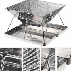 Trail u0026 Beyond Camping-Werkzeuge|Camping Im Freien-Tragbarer Minigrill – Faltbarer Reisegrill