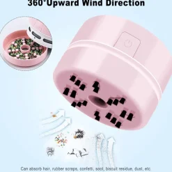 The Decor Haven Autozubehör|Automobilindustrie-Tragbarer Mini-Tischstaubsauger