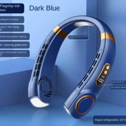 Adventure Basecamp Camping Im Freien|Heimwerkzeuge-Tragbarer Nackenventilator – Tragbarer Kühlventilator mit Digitalanzeige