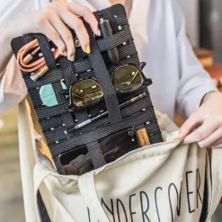 The Decor Haven Autozubehör|Automobilindustrie-Tragbarer Organizer für elastische Taschen – leichte DIY-Aufbewahrungslösung