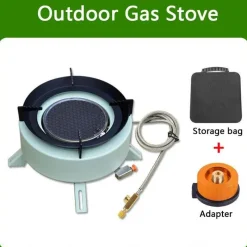 The Outdoor Vault Camping-Werkzeuge|Camping Im Freien-Tragbarer Outdoor-Kocher - Runder Wärmekocher für Camping