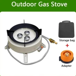 The Outdoor Vault Camping-Werkzeuge|Camping Im Freien-Tragbarer Outdoor-Kocher - Runder Wärmekocher für Camping