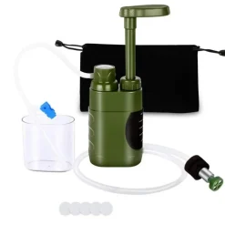 The Outdoor Vault Camping-Werkzeuge|Outdoor-Artikel-Tragbarer Outdoor-Wasserfilter - Camping-Überlebenswerkzeug