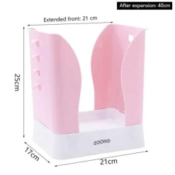 The Decor Haven Küche & Esszimmer|Gadgets Für Zuhause-Tragbarer pastellfarbener Müllsackhalter – einfacher Organizer für Zuhause und Büro