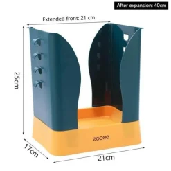 The Decor Haven Küche & Esszimmer|Gadgets Für Zuhause-Tragbarer pastellfarbener Müllsackhalter – einfacher Organizer für Zuhause und Büro