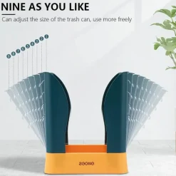 The Decor Haven Küche & Esszimmer|Gadgets Für Zuhause-Tragbarer pastellfarbener Müllsackhalter – einfacher Organizer für Zuhause und Büro