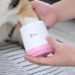 Furendo Haustierzubehör|Reinigungswerkzeuge Für Haustiere-Tragbarer Pfotenreiniger für Haustiere – einfacher Fußreiniger für Hunde und Katzen