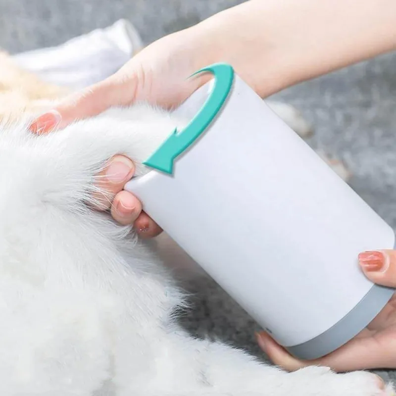 Furendo Haustierzubehör|Reinigungswerkzeuge Für Haustiere-Tragbarer Pfotenreiniger für Haustiere – einfacher Fußreiniger für Hunde und Katzen