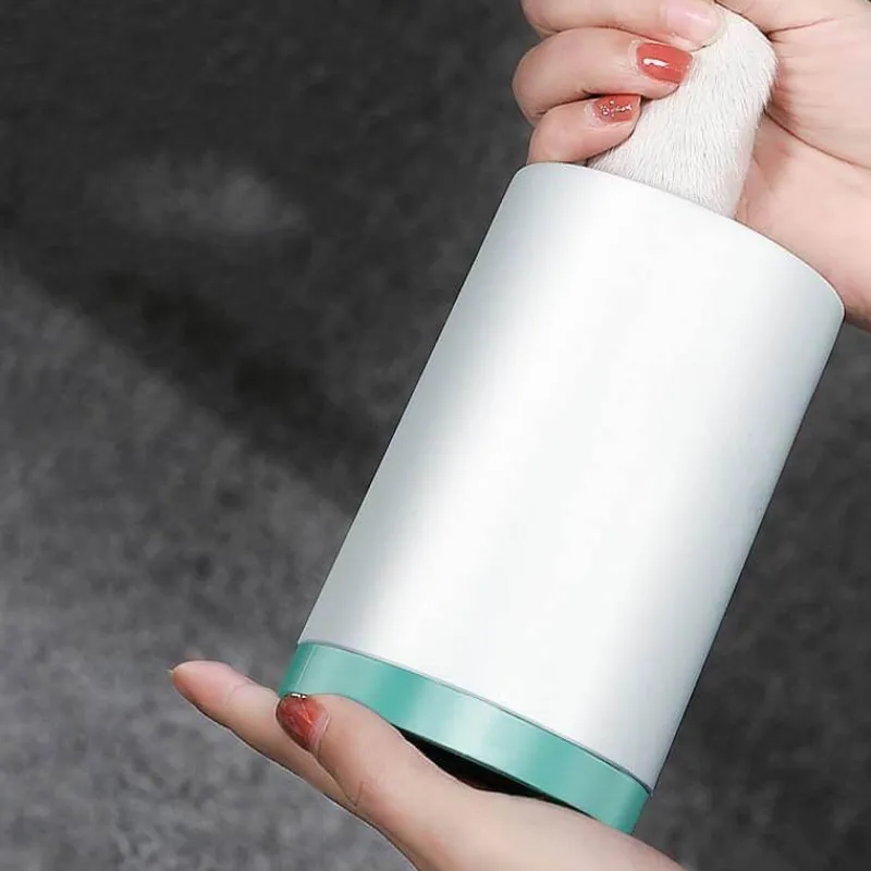 Furendo Haustierzubehör|Reinigungswerkzeuge Für Haustiere-Tragbarer Pfotenreiniger für Haustiere – einfacher Fußreiniger für Hunde und Katzen