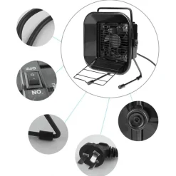 The Decor Haven Camping-Werkzeuge|Camping Im Freien-Tragbarer Rauchabsorber für den Innenbereich – Luftreiniger für den Heimgebrauch