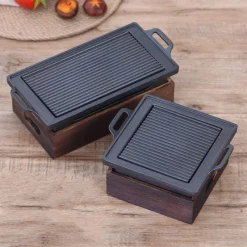 Adventure Basecamp Camping Im Freien|Outdoor-Artikel-Tragbarer rauchfreier BBQ-Grill – Antihaft-Grill im japanischen Stil