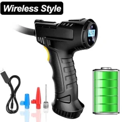 The Outdoor Vault Autozubehör|Automobilindustrie-Tragbarer Reifenfüller – Digitale Luftpumpe für Autos