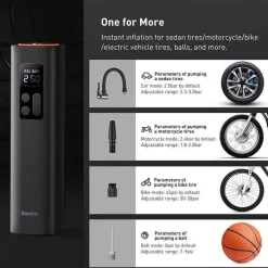 Wild u0026 Free Gear Automobilindustrie|Autozubehör-Tragbarer Reifenfüller – Luftpumpe für Auto und Fahrrad