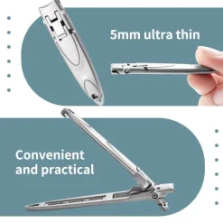 The Outdoor Vault Gesundheits-Gadgets|Gesundheits- Und Entspannungstools-Tragbarer, schlanker Nagelknipser – Kompakter Trimmer für die einfache Anwendung