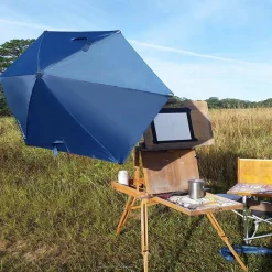 Gear Up u0026 Go Outdoor-Gadgets|Outdoor-Artikel-Tragbarer Taschenschirm mit Klemme – Kompaktes Outdoor-Vordach