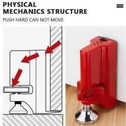 Trail u0026 Beyond Gadgets Für Zuhause|Outdoor-Artikel-Tragbarer Türstopper-Alarm - Sicherheitsgerät für unterwegs