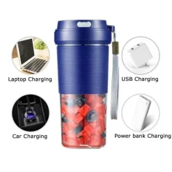 The Decor Haven Camping-Werkzeuge|Küche & Esszimmer-Tragbarer USB-Entsafter – Kompakter Mixer für Smoothies