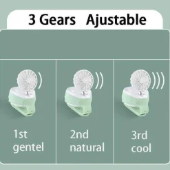 Gear Up u0026 Go Outdoor-Gadgets|Outdoor-Artikel-Tragbarer USB-Mini-Ventilator – kompakter tragbarer Kühlventilator