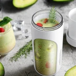 Deco Küche & Esszimmer-Tragbarer USB-Mixer – wiederaufladbarer Smoothie Maker