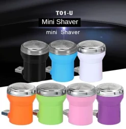 Gear Up u0026 Go Männerpflege|Körperpflege-Tragbarer USB-Reiserasierer – Kompakter Elektrorasierer