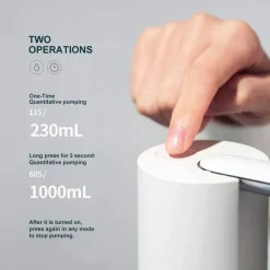 The Decor Haven Küche & Esszimmer-Tragbarer USB-Wasserspender - Mini-Automatikpumpe