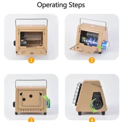 Trail u0026 Beyond Camping Im Freien|Outdoor-Gadgets-Tragbarer, verstellbarer Campingkocher – Kompakter Außenheizer