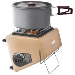 Trail u0026 Beyond Camping Im Freien|Outdoor-Gadgets-Tragbarer, verstellbarer Campingkocher – Kompakter Außenheizer