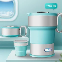 The Decor Haven Camping-Werkzeuge|Camping Im Freien-Tragbarer Wasserkocher - Faltbarer Reisewasserkocher