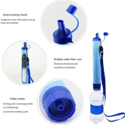 Roam Ready Gesundheits-Gadgets|Gesundheits- Und Entspannungstools-Tragbarer Wasserreiniger - Überlebensfilter zum Wandern