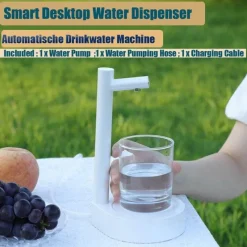 The Decor Haven Küche & Esszimmer|Gadgets Für Zuhause-Tragbarer Wasserspender – Easy Pour Automatische Trinkwasserpumpe