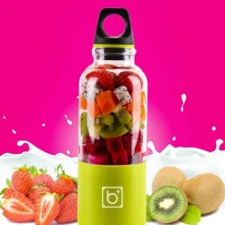 The Decor Haven Küche & Esszimmer-Tragbarer wiederaufladbarer elektrischer Mixer - 500 ml Reisemixer