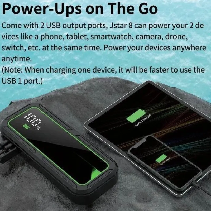 The Outdoor Vault Autozubehör|Automobilindustrie-Tragbares Auto-Starthilfegerät – Hocheffizienter Sofort-Booster