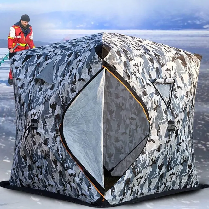 Roam Ready Camping-Werkzeuge|Heimwerkzeuge-Tragbares Eisfischerzelt – Wintercamping-Unterstand